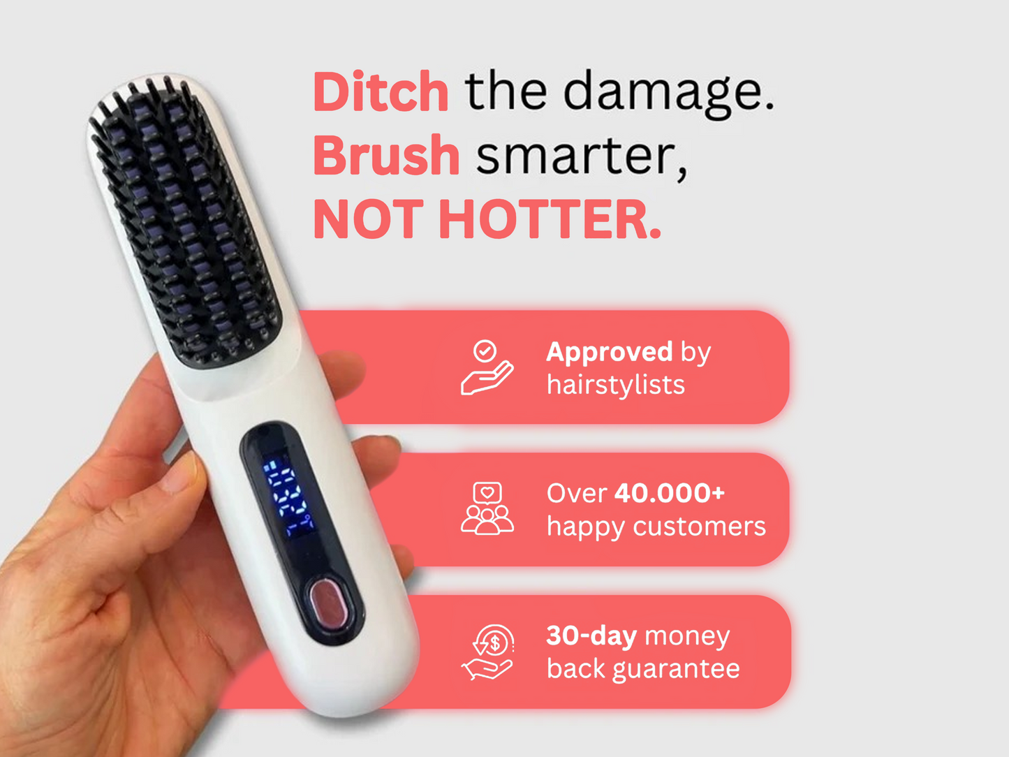 GleamGo Hair Brush